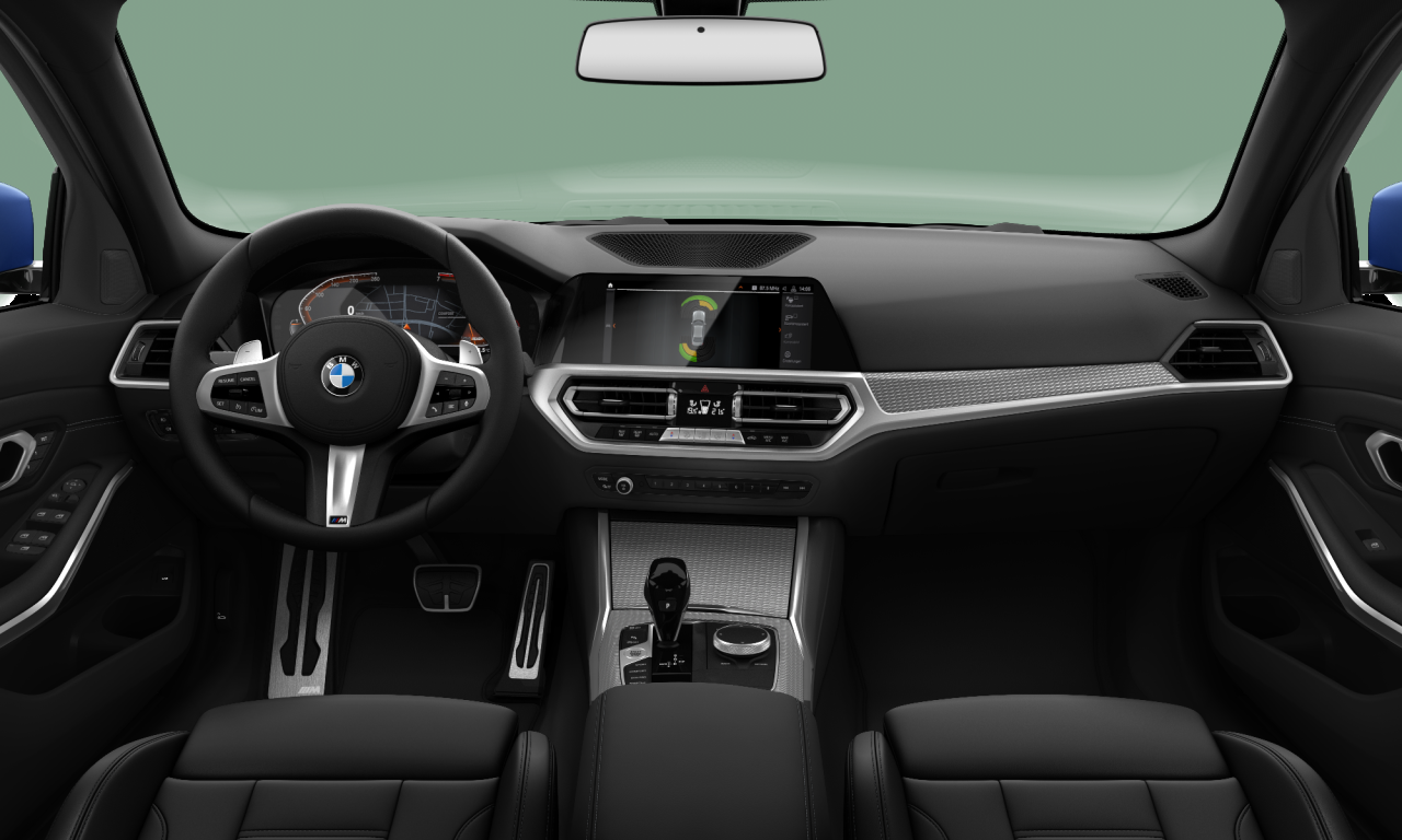 Interior of 2019 BMW 330i (G20), VIN WBA5R12070FH21878