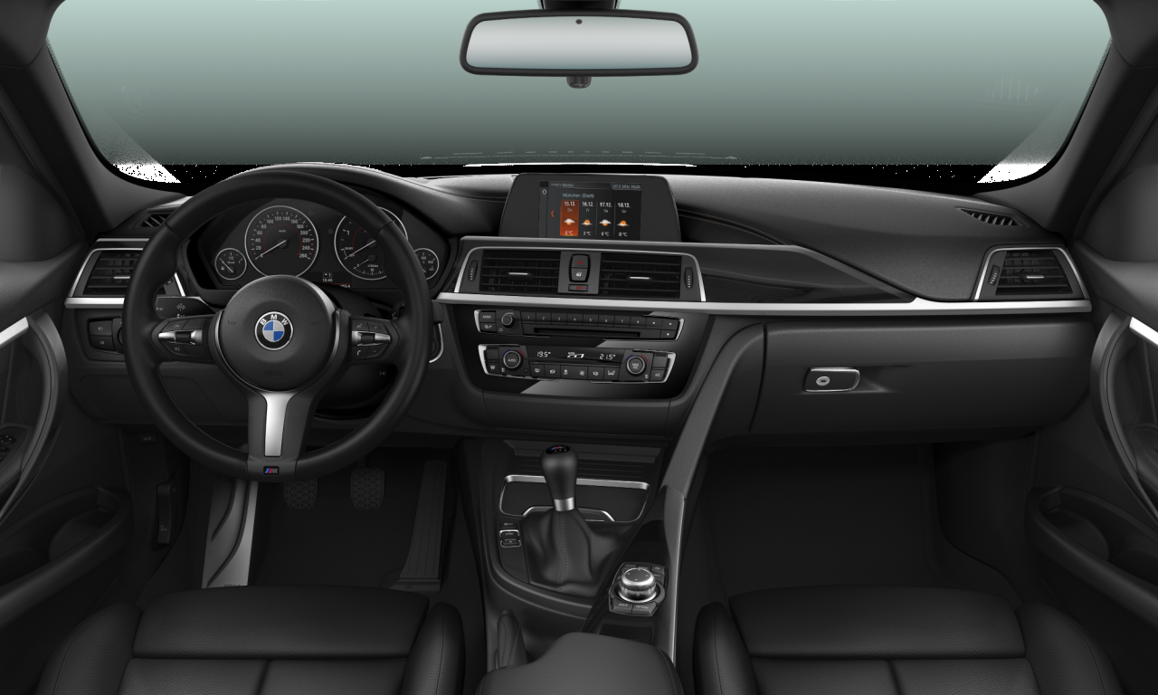 Interior of 2018 BMW 320d (F30 (MUE)), VIN WBA8C52050A796384