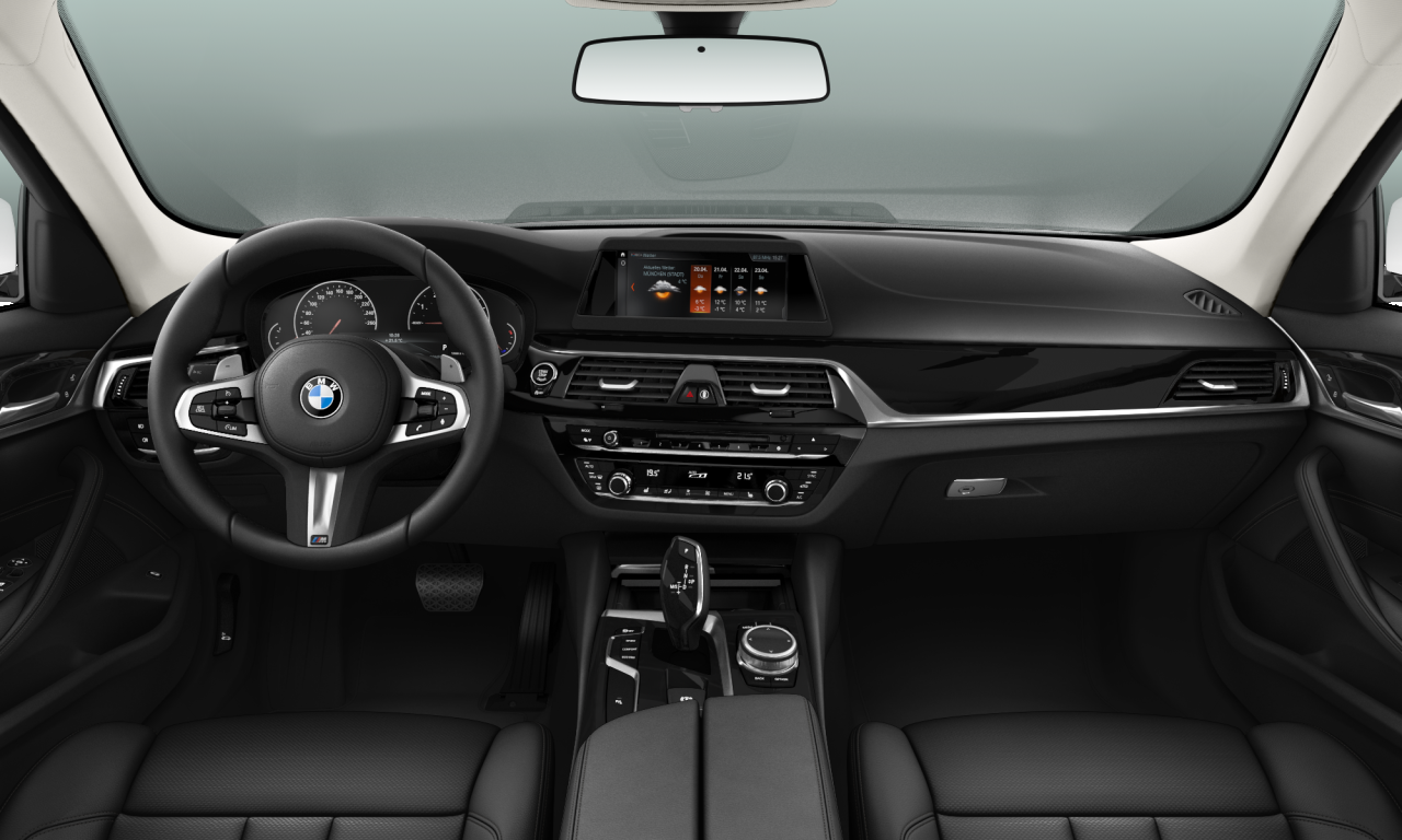Interior of BMW 520i (G30), VIN WBAJK51030BX22624