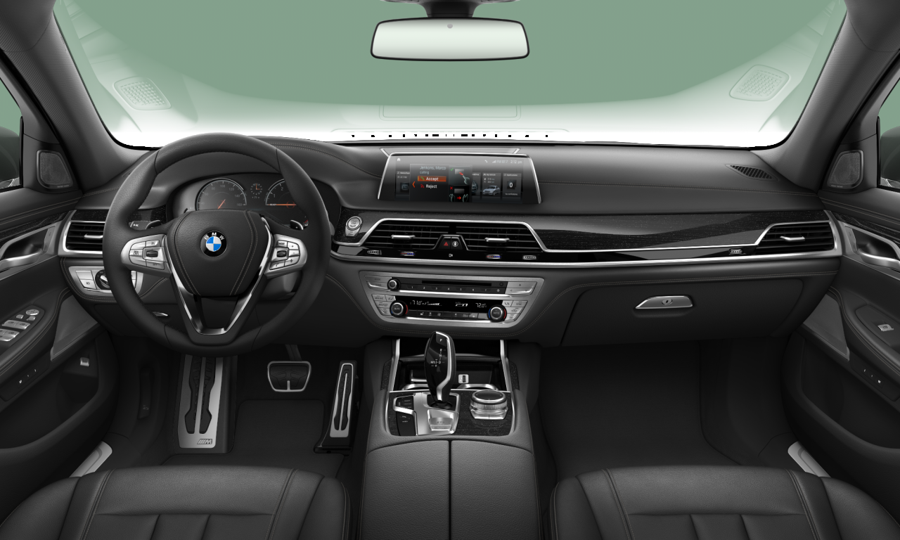 Interior of BMW 740Li (G12), VIN WBA7E2C53KB217565