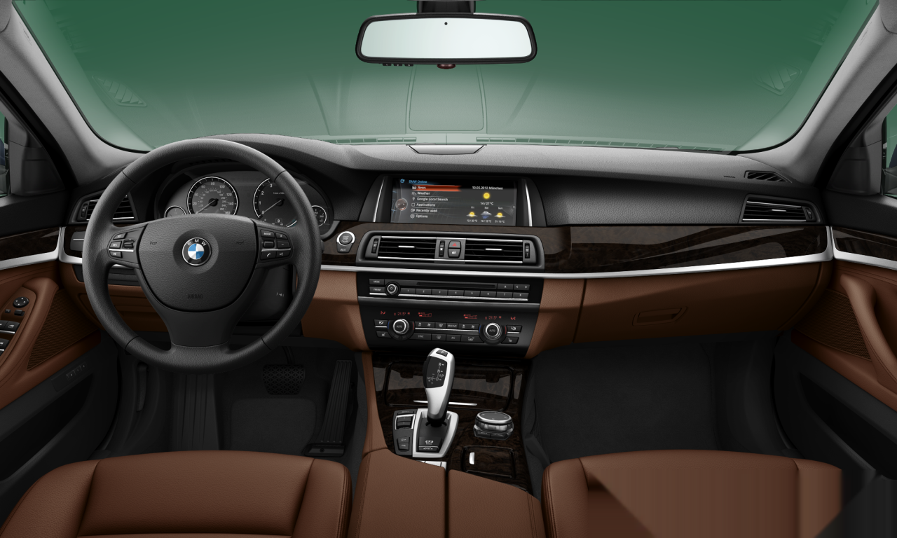 Interior of BMW 535i xDrive (F10 (MUE)), VIN WBA5B3C50ED539322