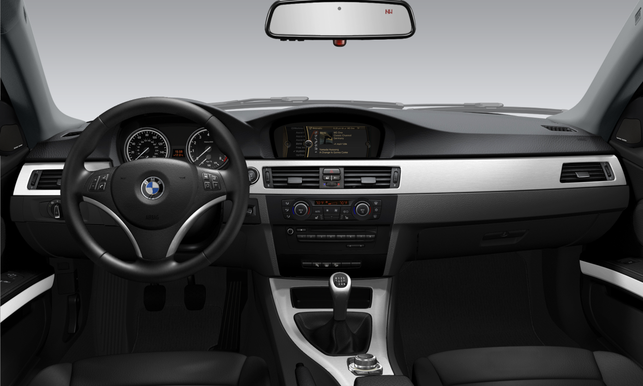 Interior of BMW 335i xDrive (E92 (MUE)), VIN WBAKF9C53CE672240