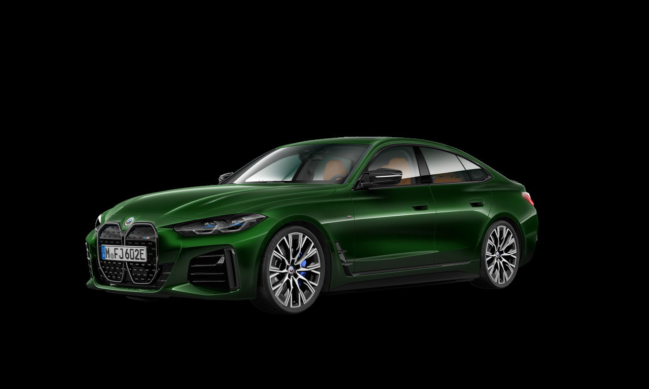 Exterior of BMW i4 M50 (G26), VIN WBY31AW01NFM72119