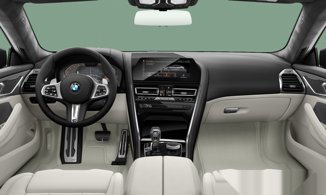 Interior of BMW 840i xDrive (G16), VIN WBAGV4103LCD82209