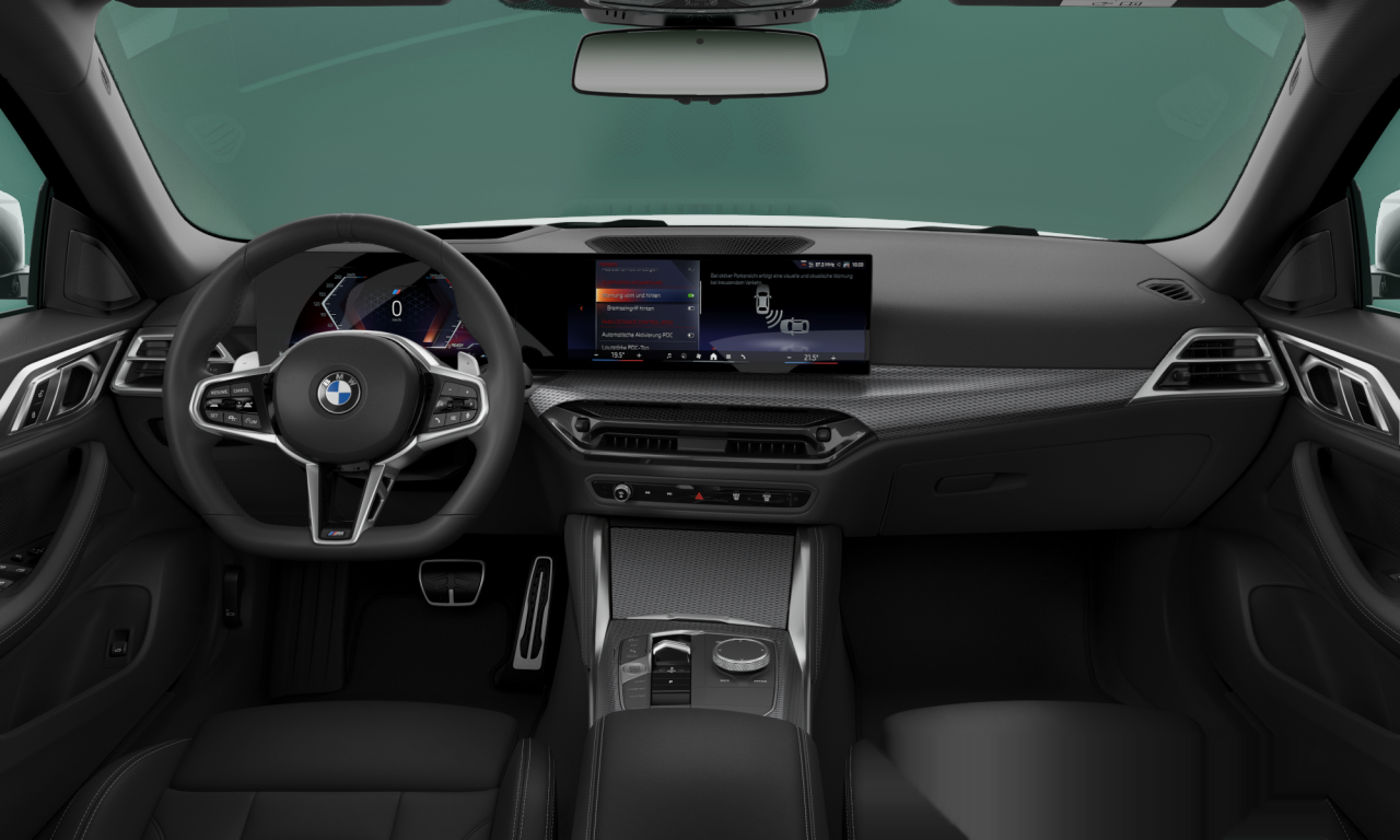 Interior of BMW 430i xDrive (G26 (MUE)), VIN WBA41HC050FW04050