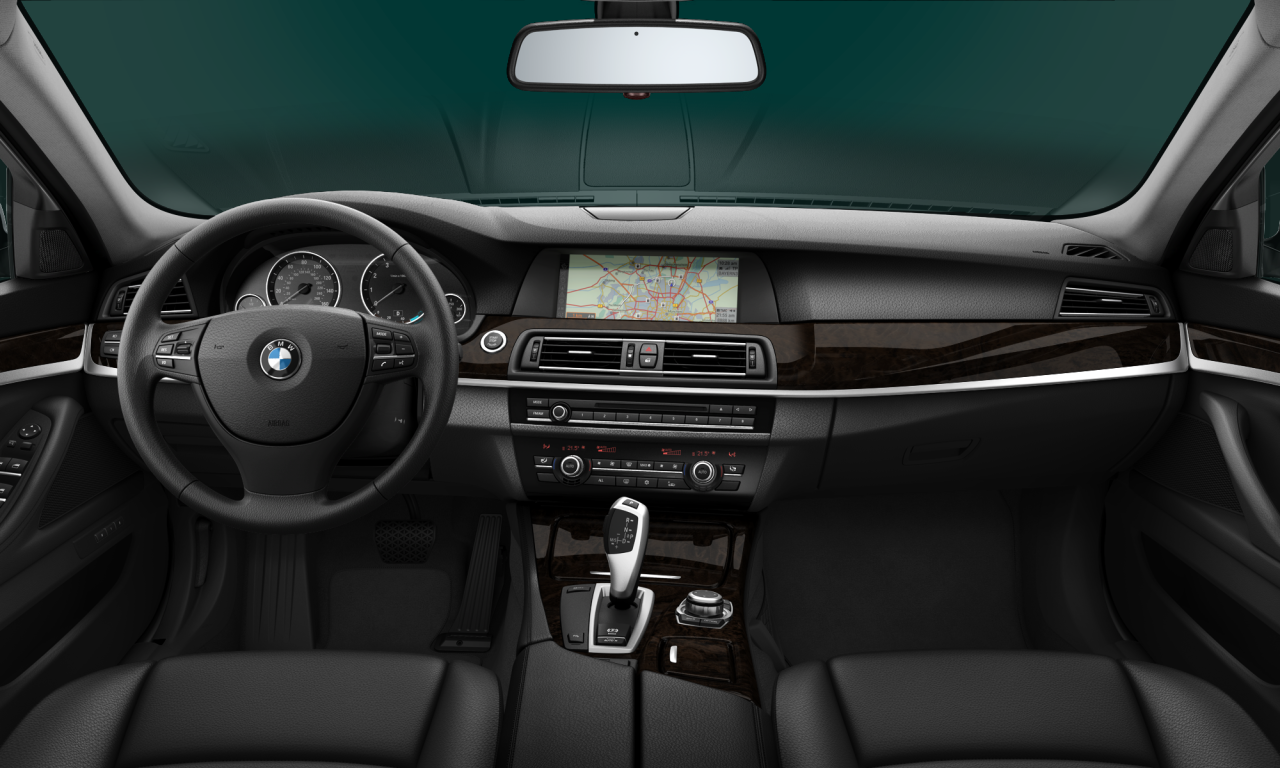 Interior of BMW 528i (F10), VIN WBAFR1C50BC736643
