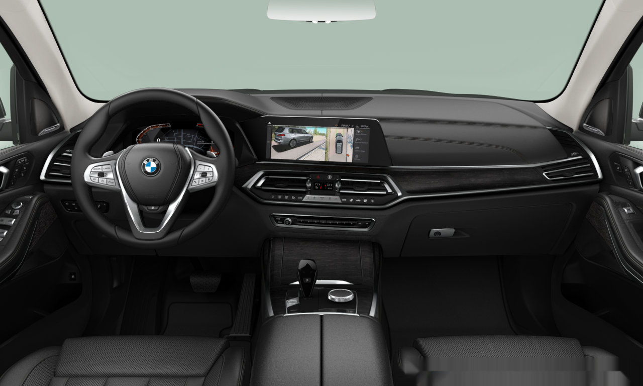Interior of BMW X7 xDrive40i (G07), VIN 5UXCW2C09M9H07524