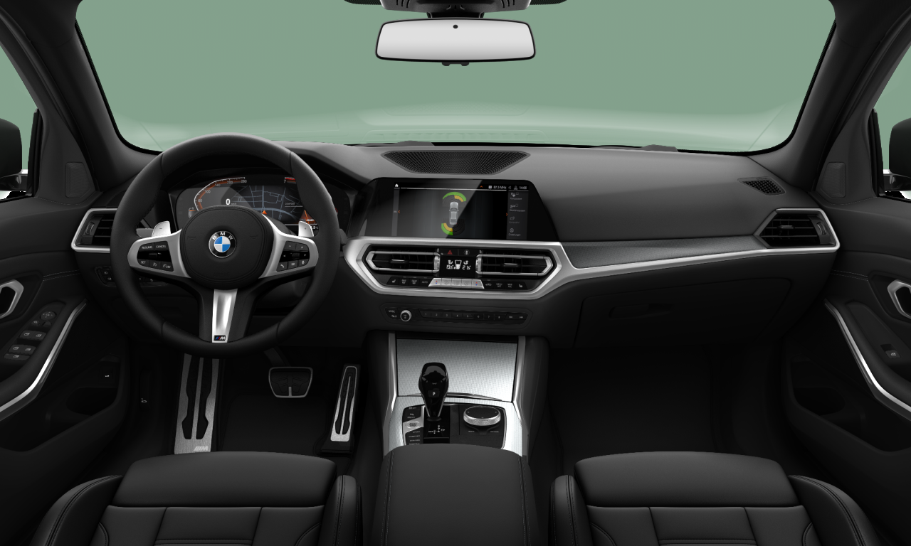 Interior of BMW 320i (G20), VIN WBA5F71010A415301