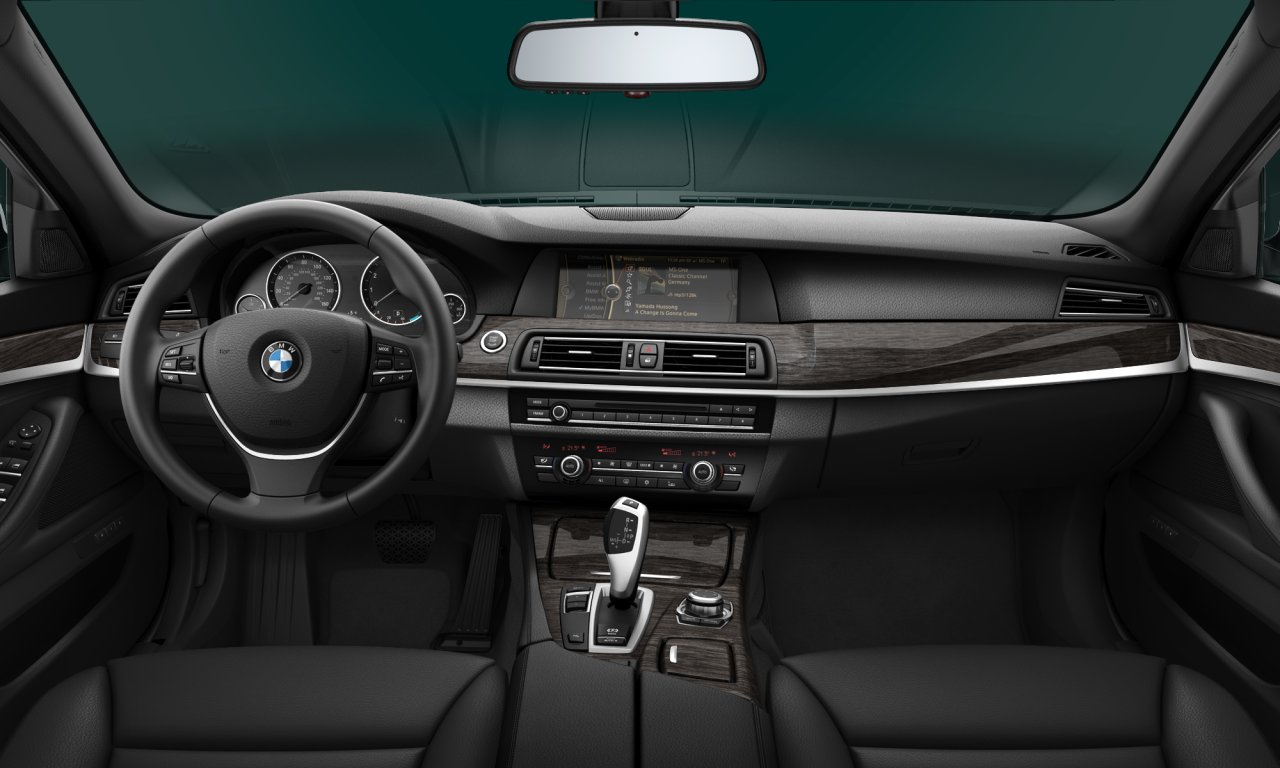 Interior of BMW 535i (F10), VIN WBAFR7C58BC600070
