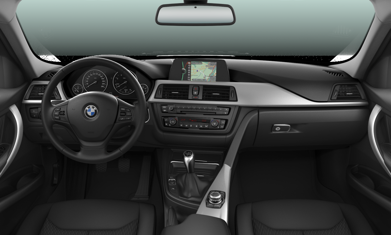 Interior of 2013 BMW 316d (F31), VIN WBA3K91040F931654