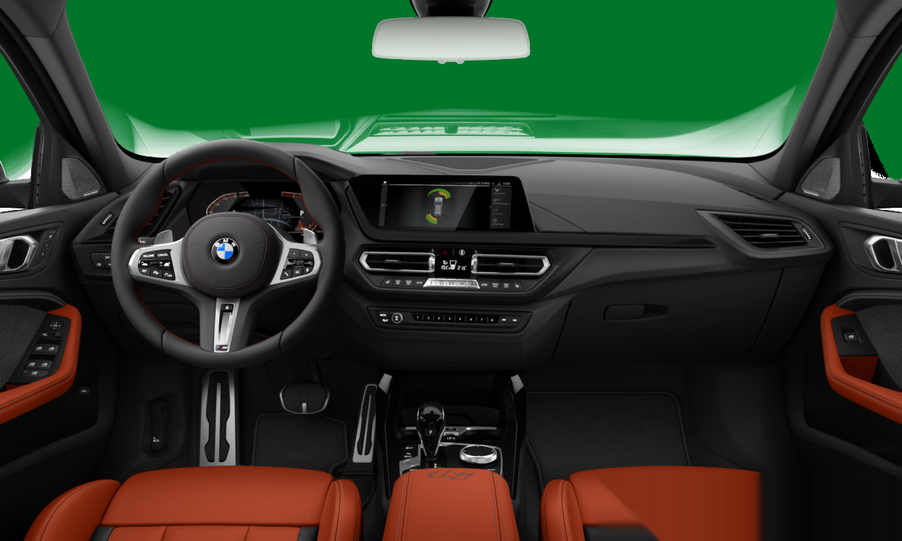Interior of 2021 BMW 128ti (F40), VIN WBA7L510305T85636