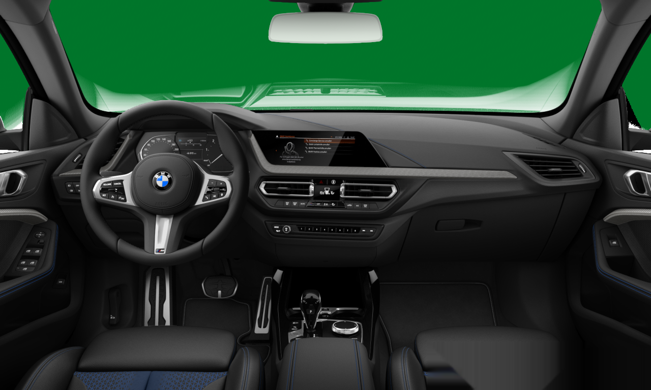 Interior of BMW 216d (F44), VIN WBA11AM0207K50278