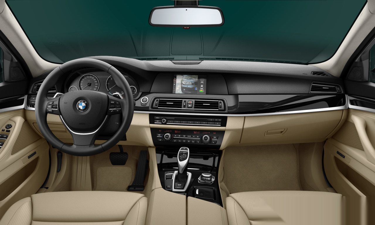 Interior of BMW 520d (F10), VIN WBAFW11010DX08552