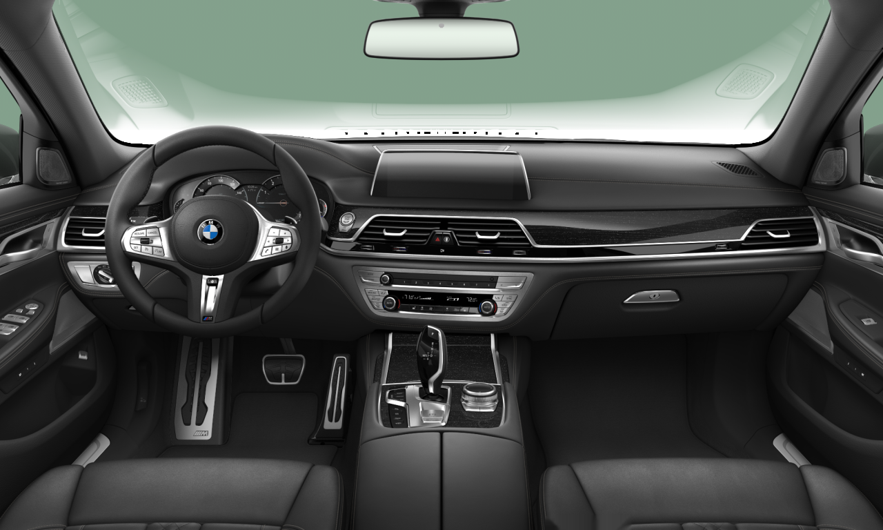 Interior of BMW 750Li xDrive (G12 (MUE)), VIN WBA7U2C00NCK79852