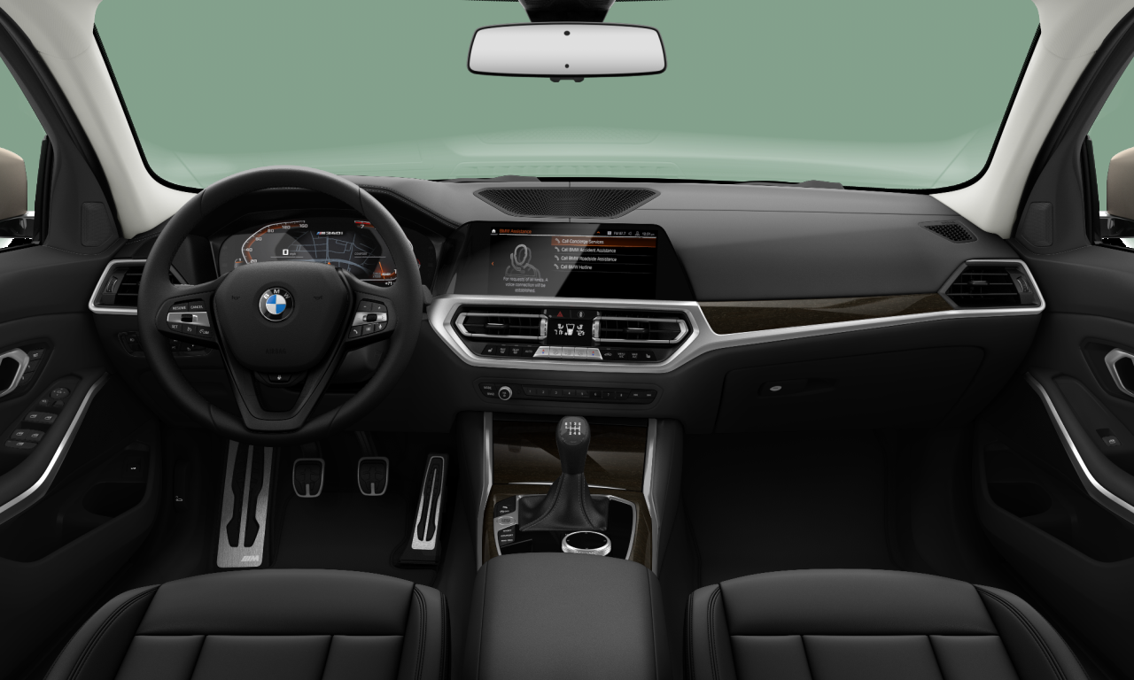 Interior of BMW M340i xDrive (G20), VIN WBA5U9C05LFJ63073