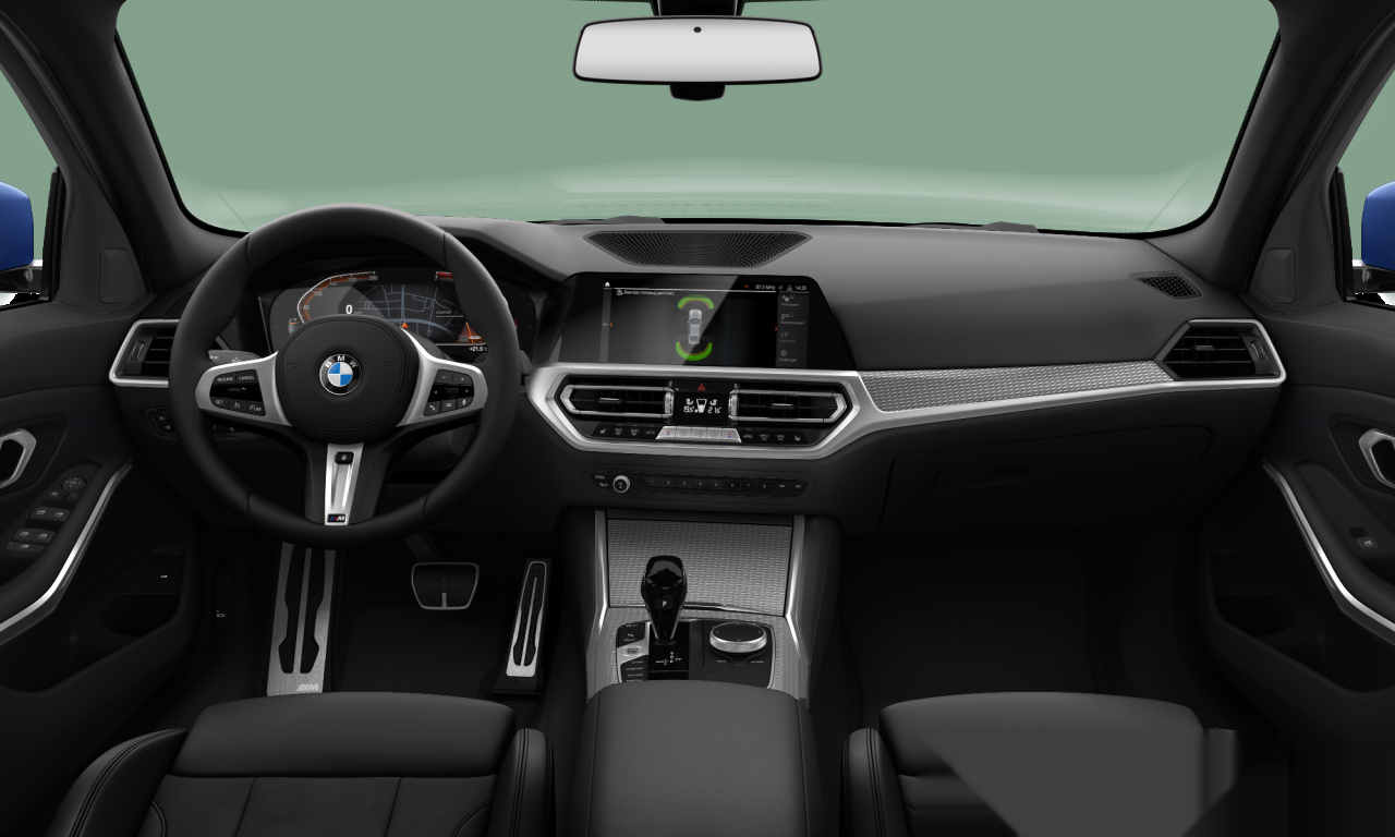 Interior of 2021 BMW 320i xDrive (G20), VIN WBA5P380308C24226