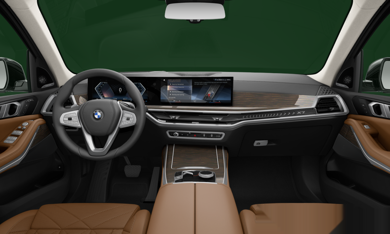 Interior of BMW X7 xDrive40i (G07 (MUE)), VIN 5UX23EM0XR9T00840