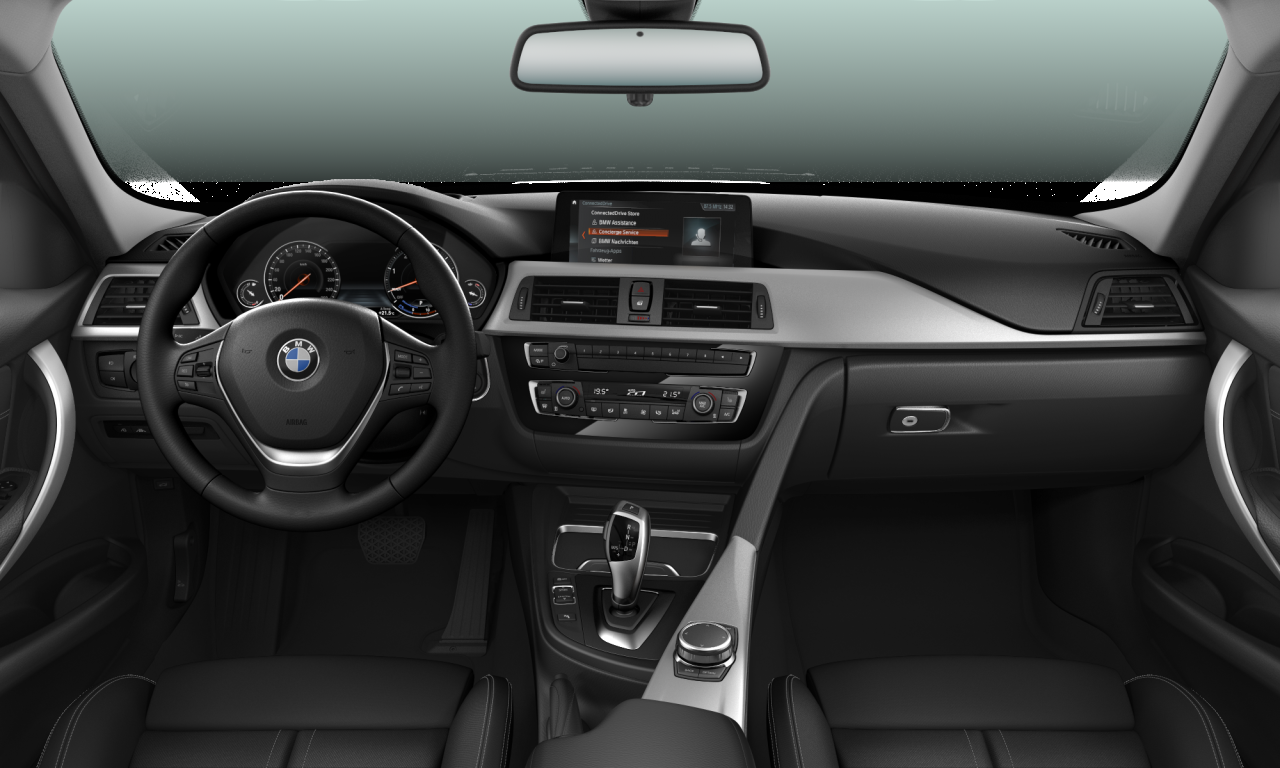 Interior of 2017 BMW 318d (F31 (MUE)), VIN WBA8H71080A039591