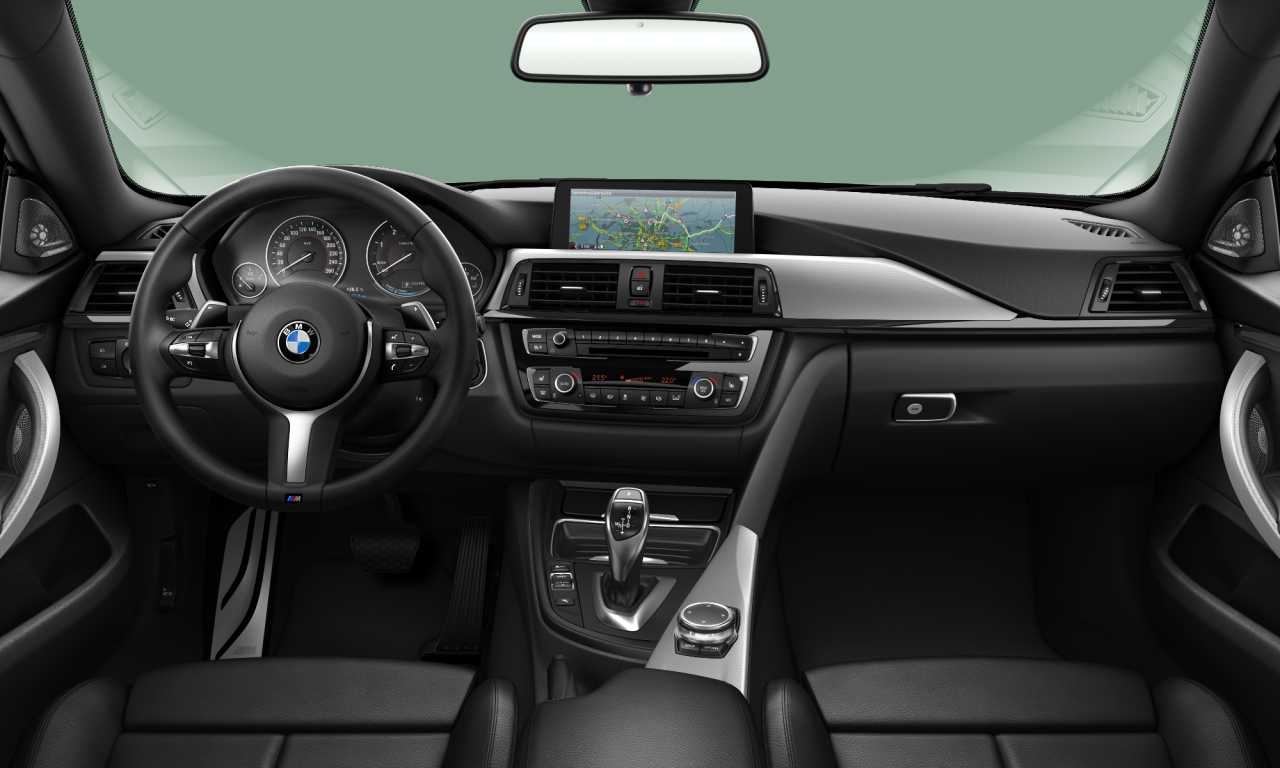 Interior of BMW 435d xDrive (F36), VIN WBA4G11000D667688