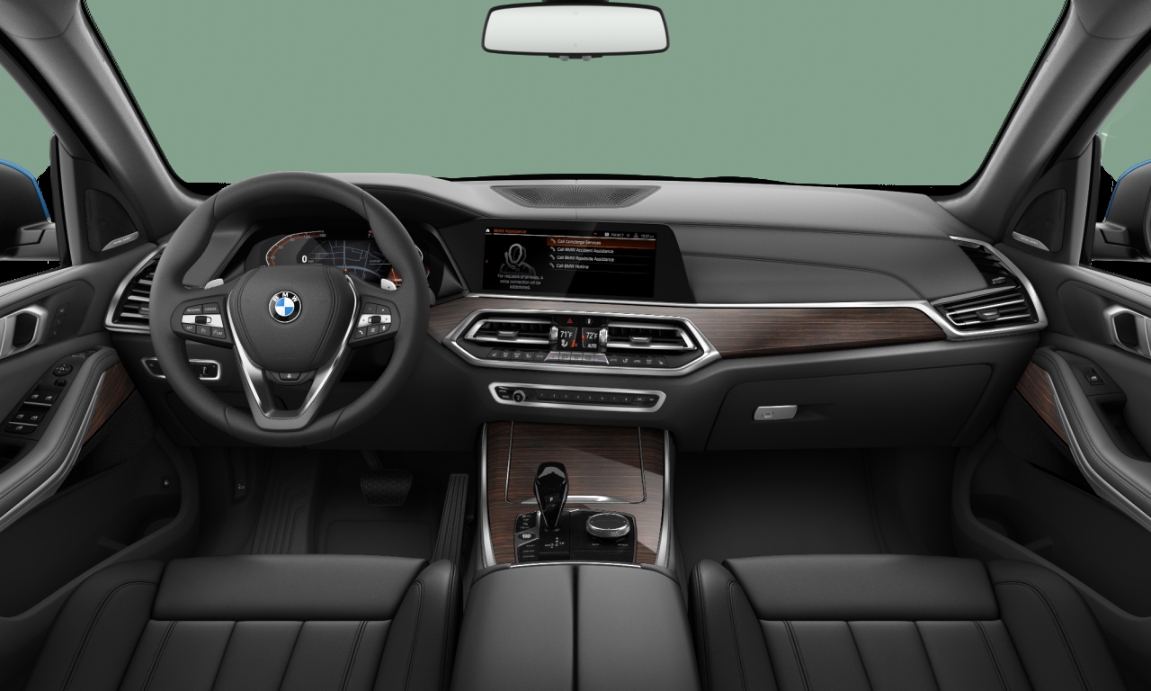 Interior of BMW X5 xDrive40i (G05), VIN 5UXCR6C06N9K59935