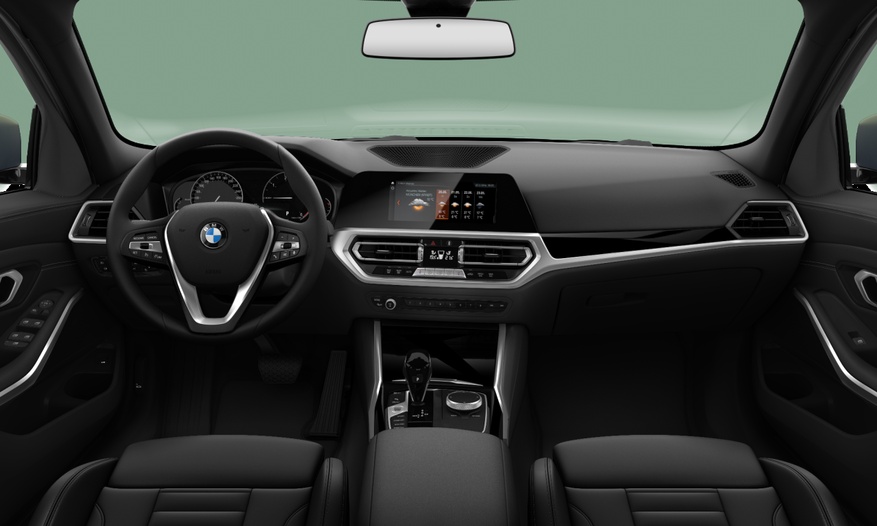 Interior of 2019 BMW 318d (G21), VIN WBA6L31040FJ34960