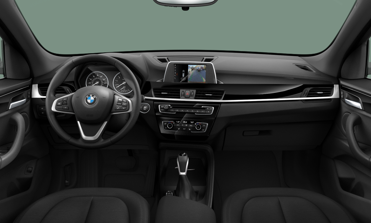 Interior of BMW X1 xDrive25i (F48), VIN WBXHT3Z34J4A67029
