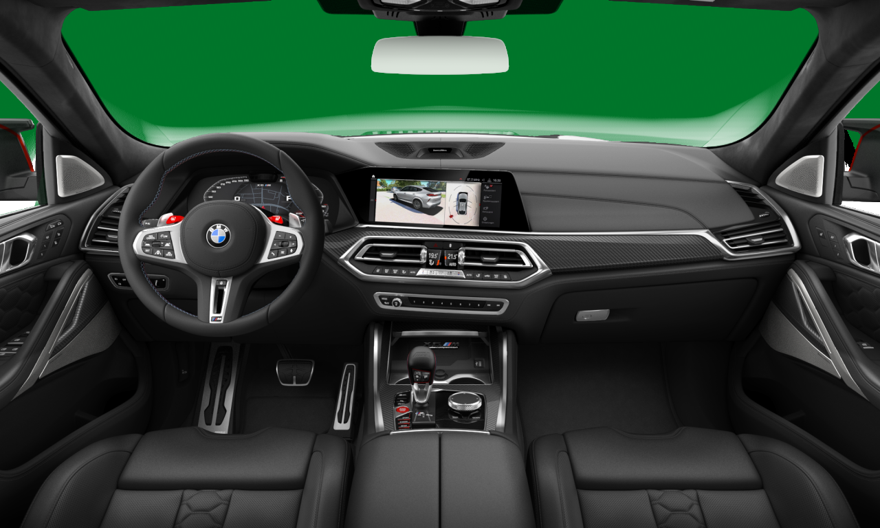 Interior of 2020 BMW X6 M (F96), VIN WBSCY010909E76081
