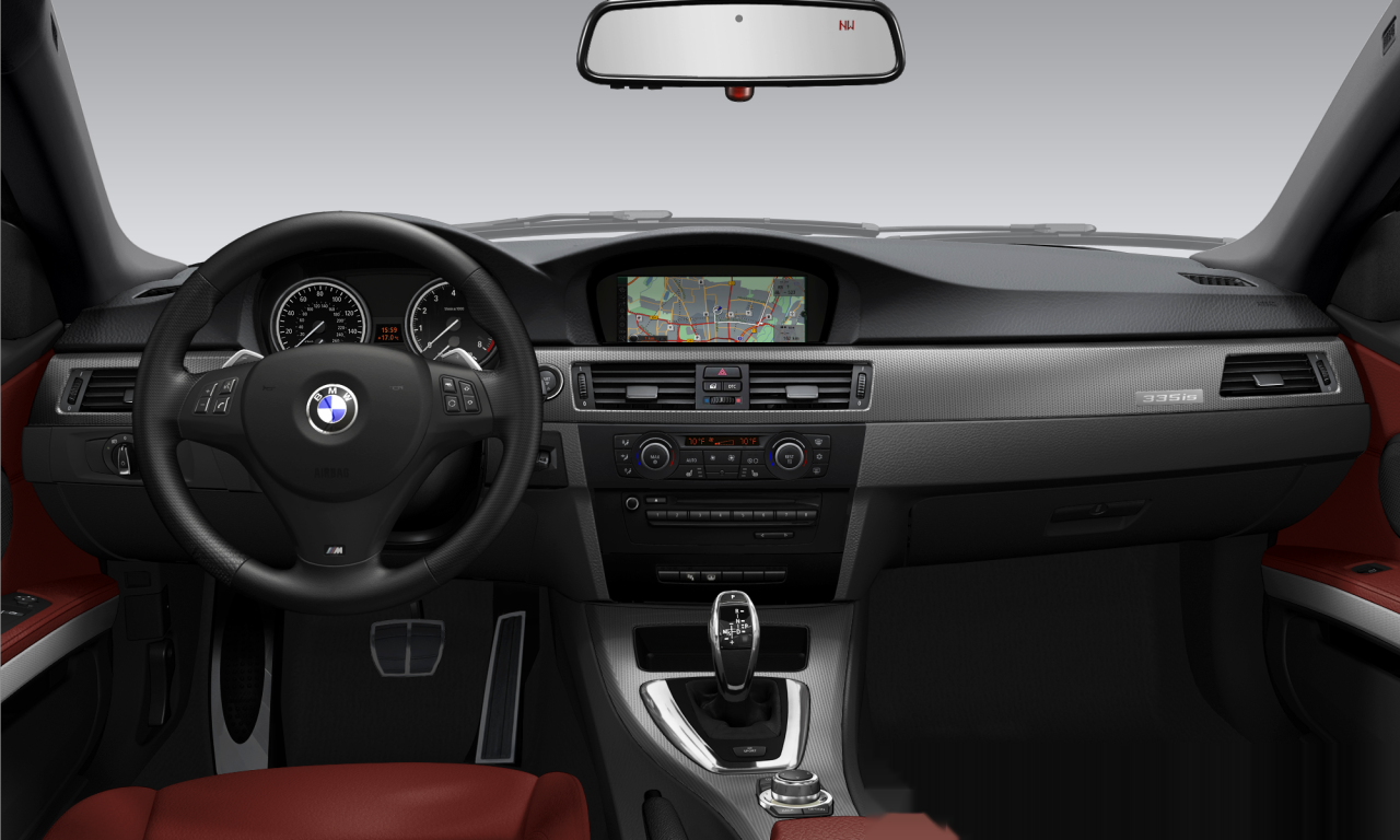 Interior of BMW 335is (E92 (MUE)), VIN WBAKG1C53BE362893