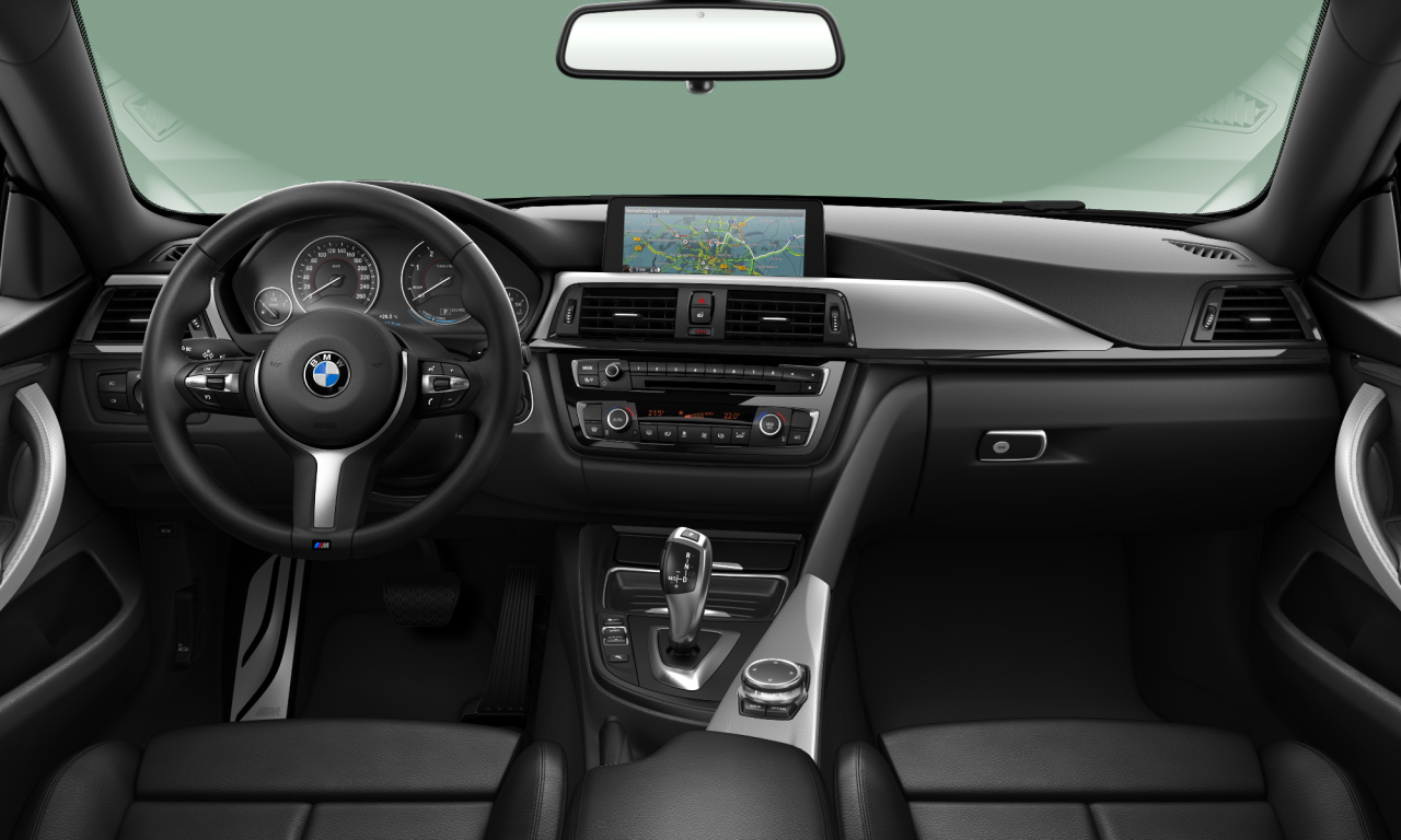 Interior of 2014 BMW 420d xDrive (F36), VIN WBA4B71020D958016