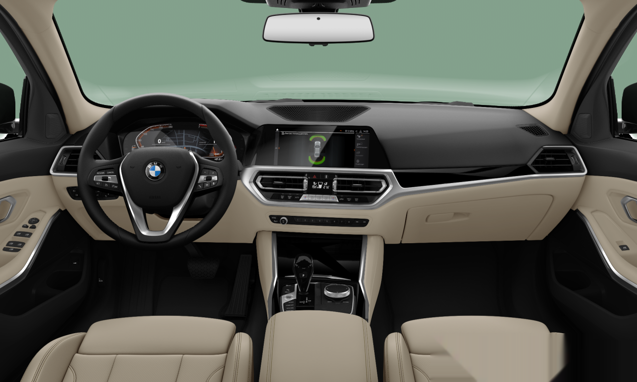 Interior of 2022 BMW 320i (G20), VIN WBA5F310X0FN17918