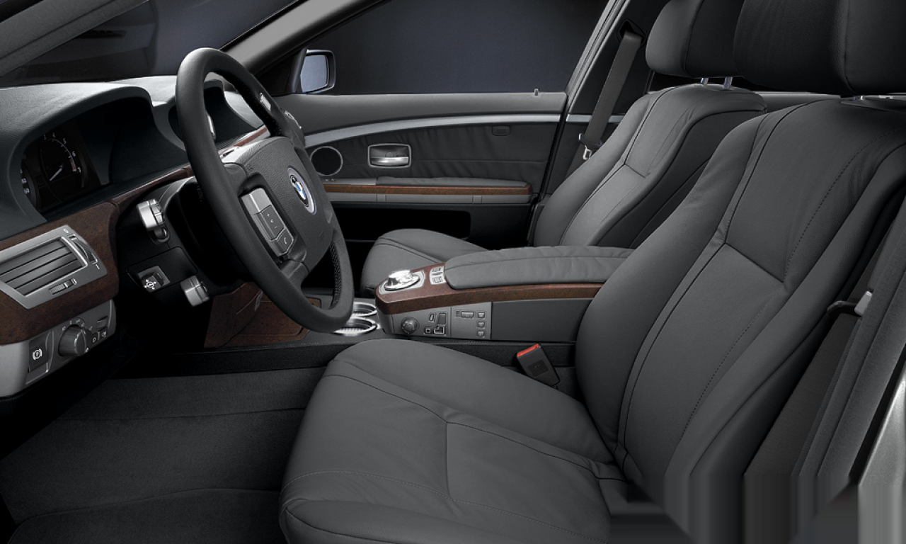 Interior of 2003 BMW 730d (E65), VIN WBAGM21050DR49644