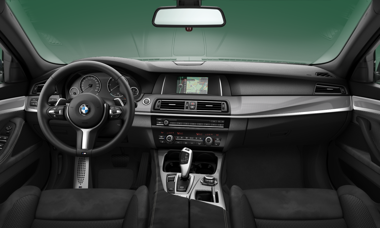 Interior of BMW 520d (F10 (MUE)), VIN WBA5C31060D048931