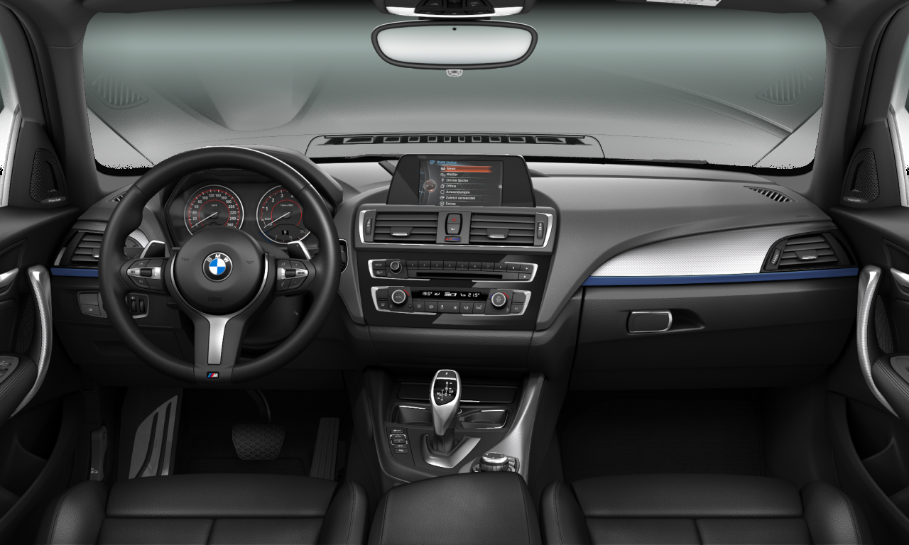 Interior of 2016 BMW M135i (F20 (MUE)), VIN WBA1V120205D81006