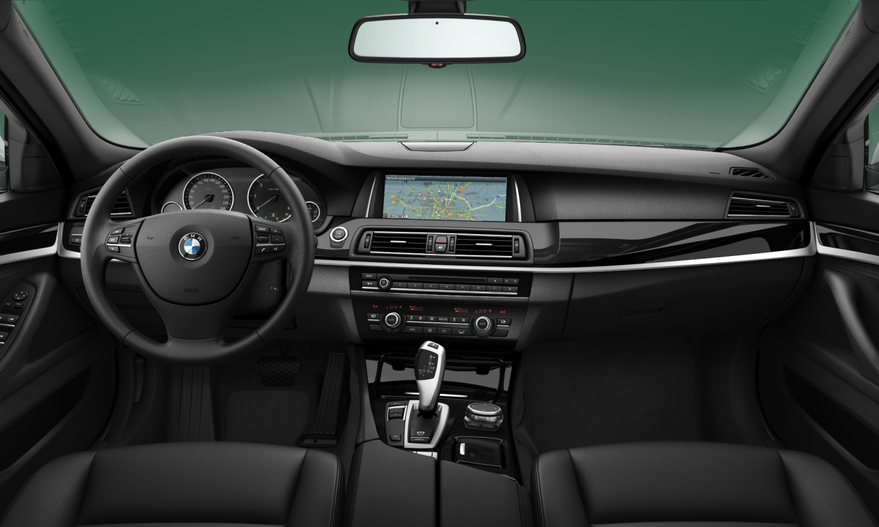 Interior of 2014 BMW 520d (F10 (MUE)), VIN WBA5C31090D878156