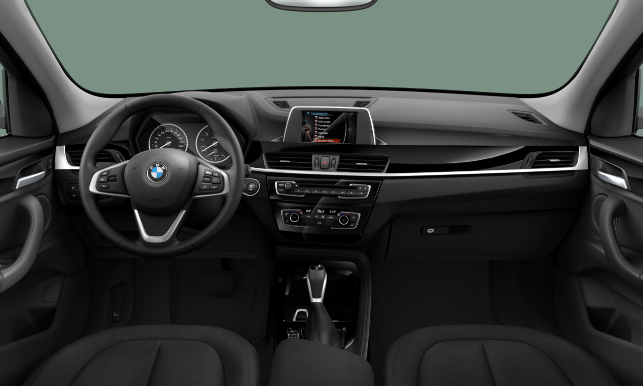 Interior of 2016 BMW X1 sDrive18i (F48), VIN WBAHS1107H5F10491