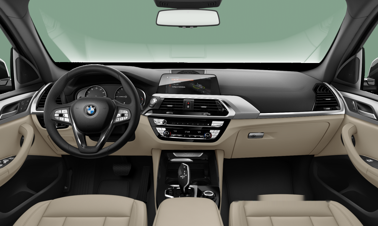 Interior of BMW X3 sDrive30i (G01), VIN 5UXTY3C05L9B92035