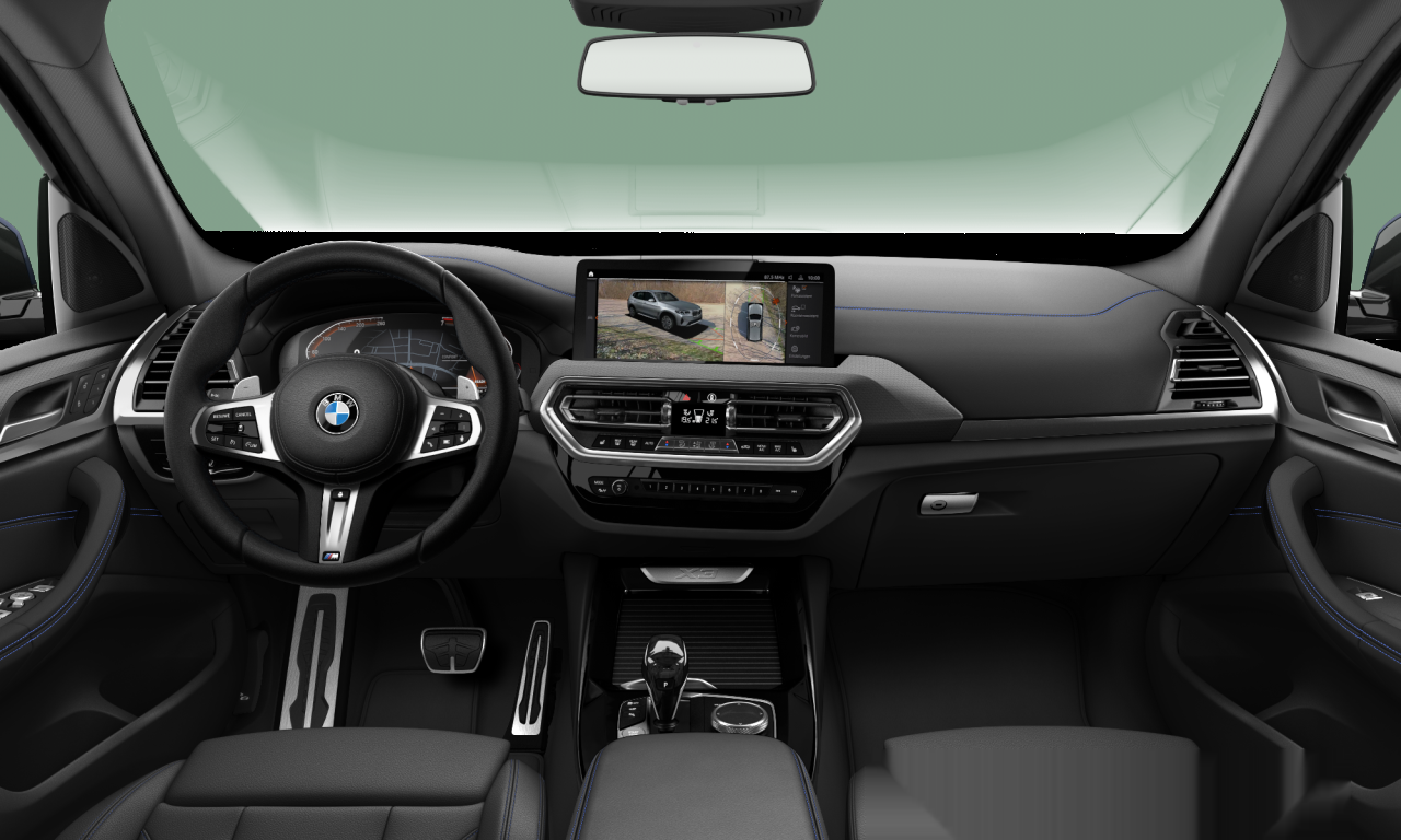 Interior of 2021 BMW X3 xDrive30i (G01 (MUE)), VIN 5UX53DP01N9J91388