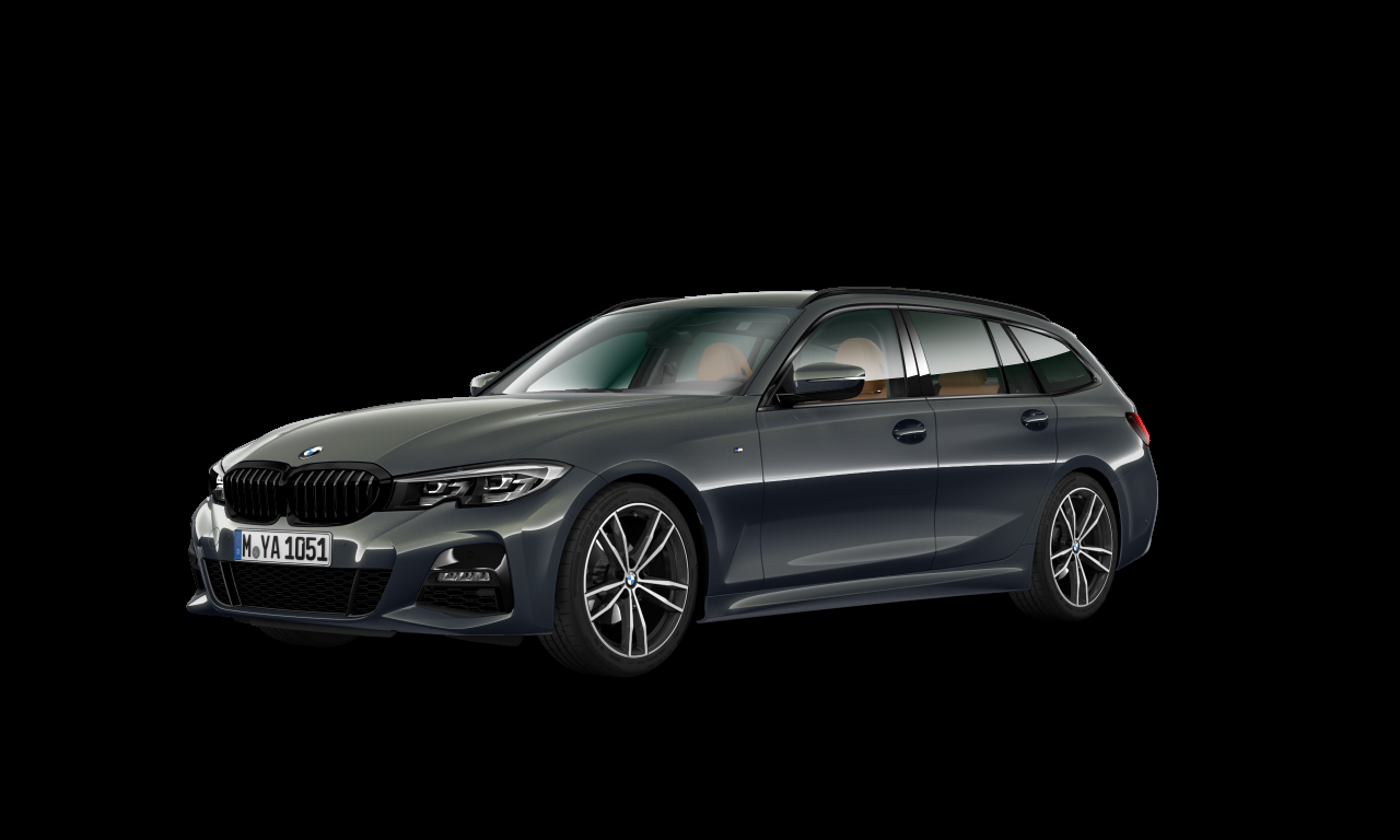 Exterior of 2021 BMW 318d (G21), VIN WBA6L31040FL98681
