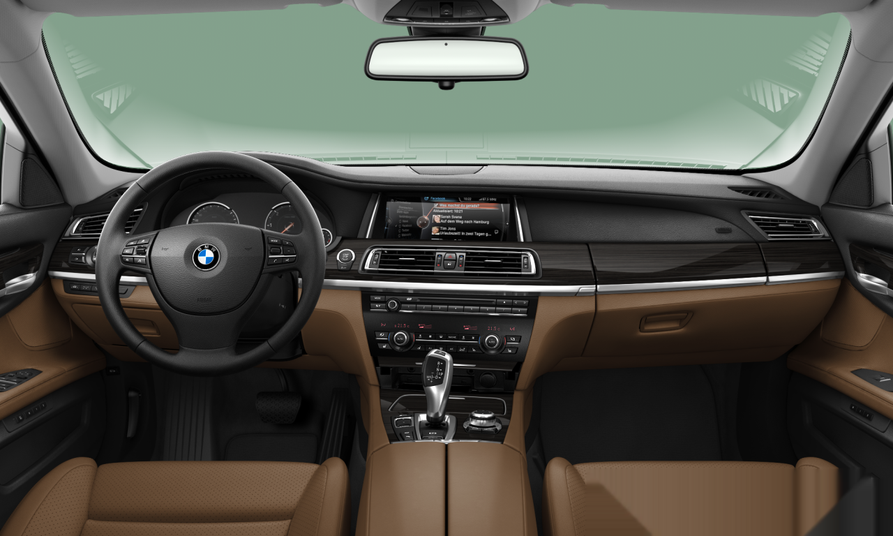 Interior of BMW 730Ld (F02 (MUE)), VIN WBAYG4103DD175486