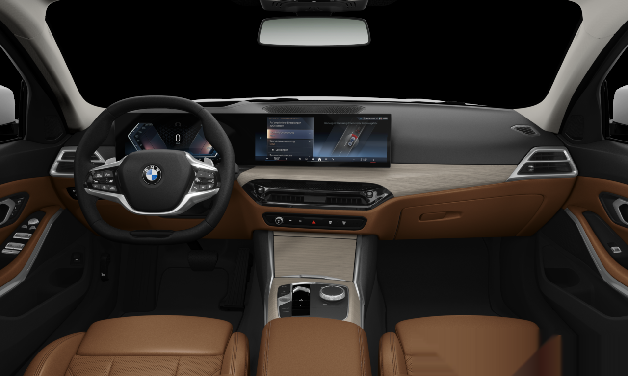 Interior of BMW 320i (G20 (MUE)), VIN WBA11FF03SFU31019