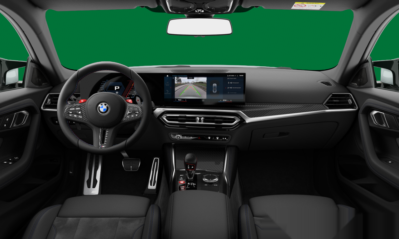 Interior of BMW M2 (G87), VIN WBS11DM0908E28519
