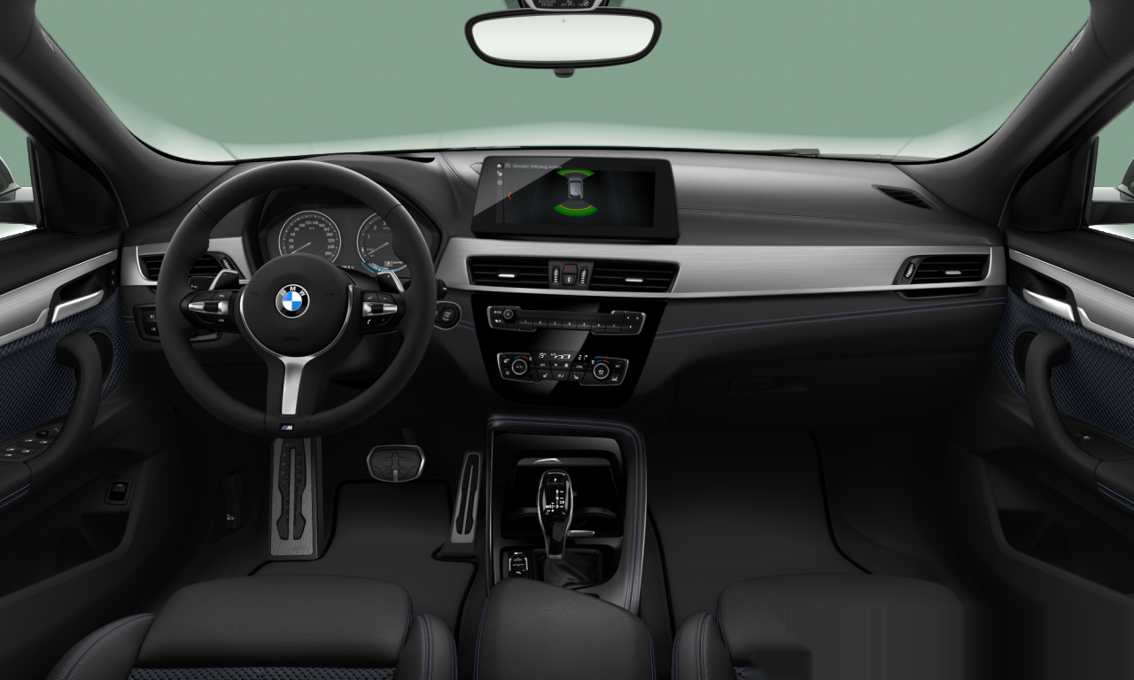 Interior of BMW X2 sDrive20i (F39), VIN WBAYH310X05W22441