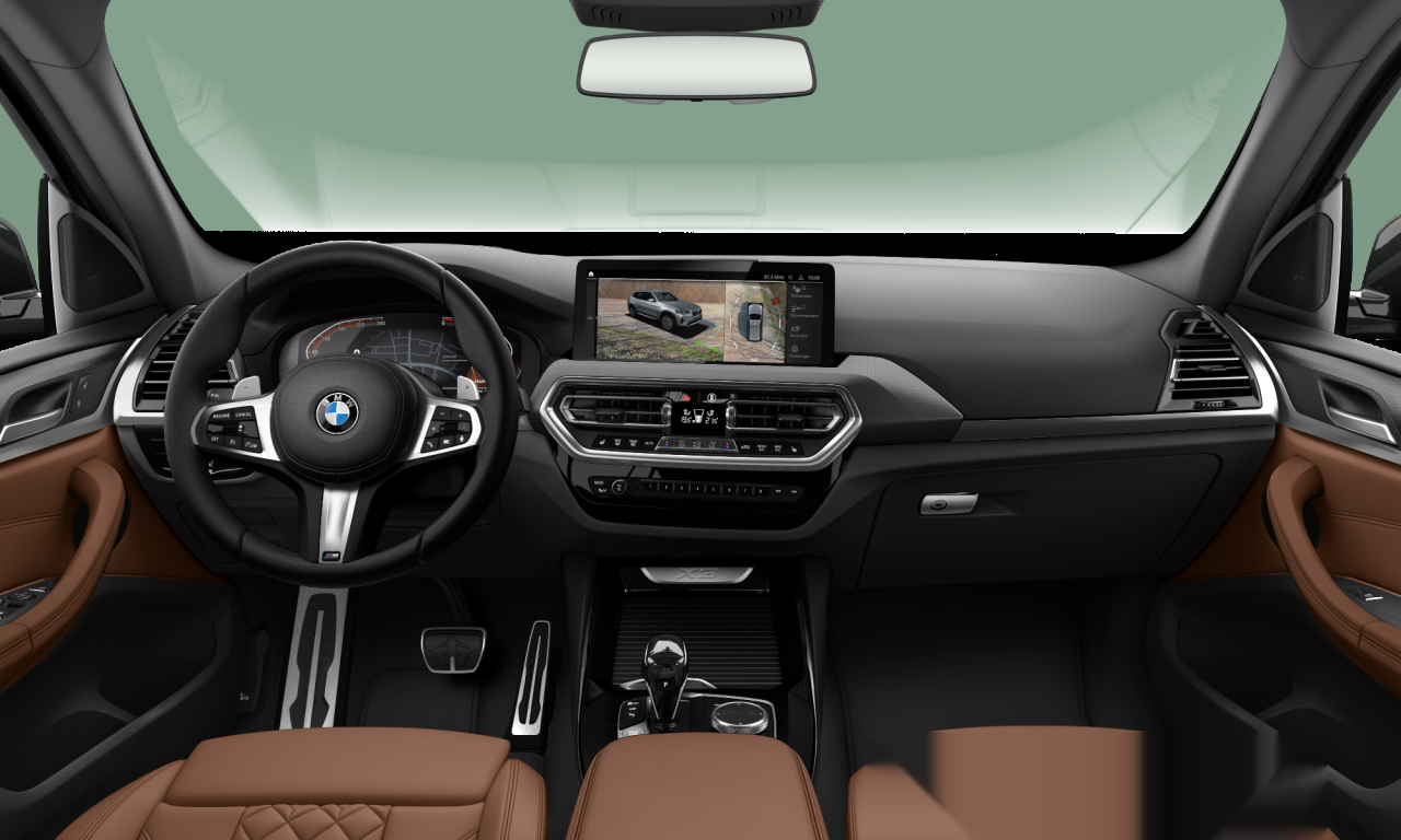 Interior of BMW X3 sDrive18d (G01 (MUE)), VIN WBA51BZ0X09L32117