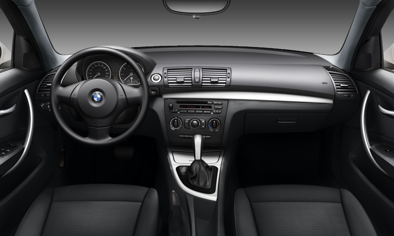 Interior of 2009 BMW 116i (E87 (MUE)), VIN WBAUE11060E235624