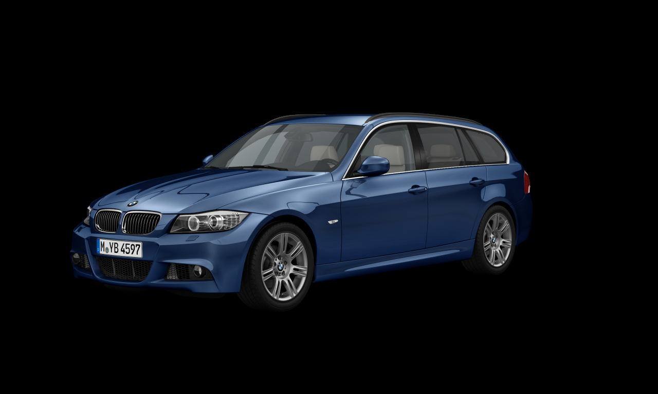 Exterior of BMW 325d (E91 (MUE)), VIN WBAUX91070A981113