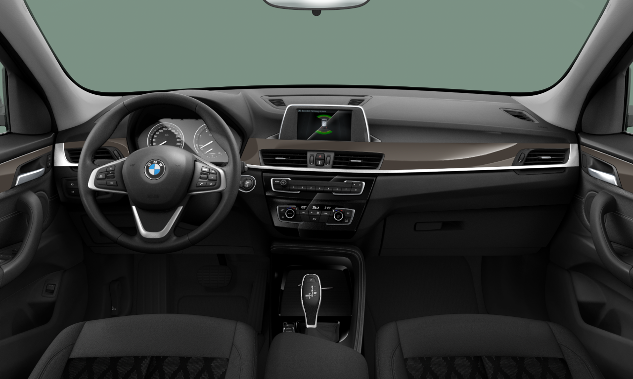 Interior of BMW X1 sDrive18d (F48), VIN WBAJH510103G29998