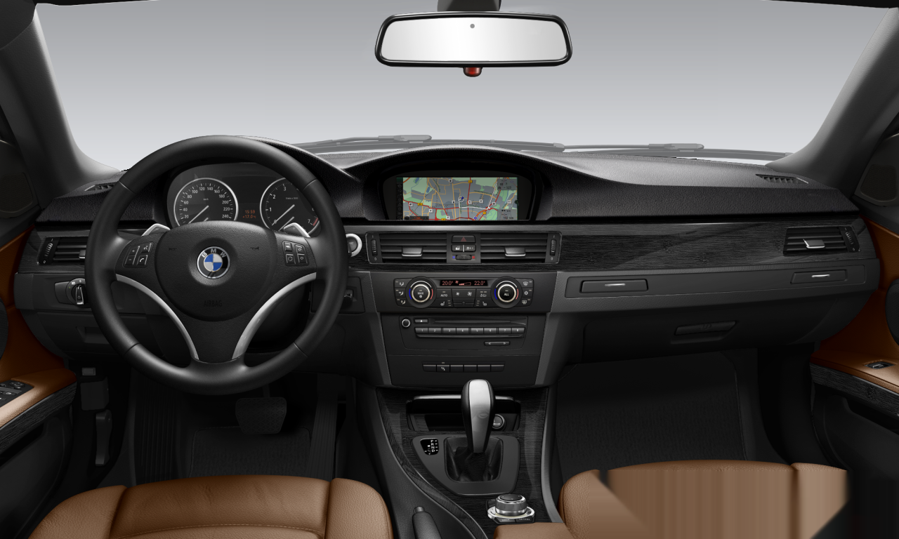 Interior of BMW 330i (E93 (MUE)), VIN WBADX3101BE751852