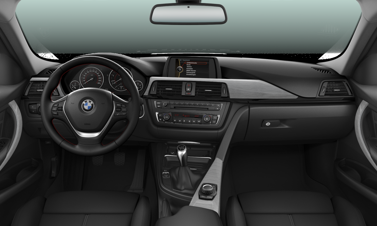 Interior of BMW 320d (F31), VIN WBA3K31050F487777