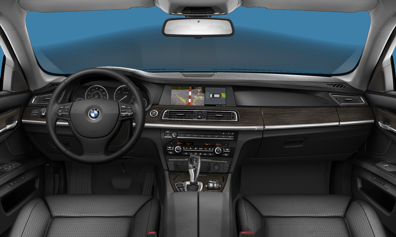 Interior of 2010 BMW 750Li xDrive (F02), VIN WBAKC8C55BC432460