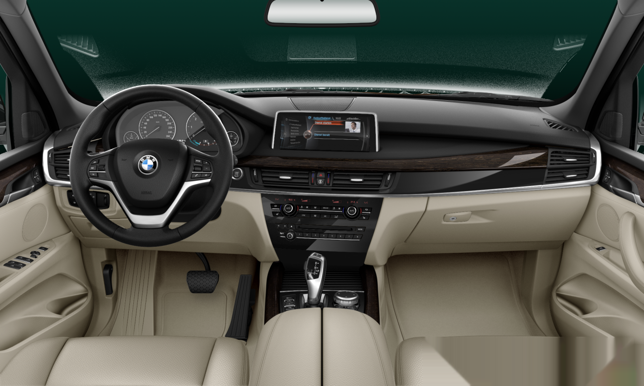 Interior of BMW X5 xDrive25d (F15), VIN WBAKS210X00N36965